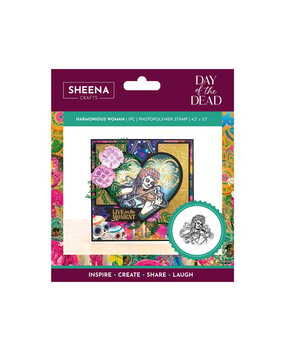 Sheena Day of the Dead Clear Stamp Harmonious Woman (SD-DOD-STP-HAWO) Sheena Day of the Dead Clear Stamp Harmonious Woman (SD-DOD-STP-HAWO)