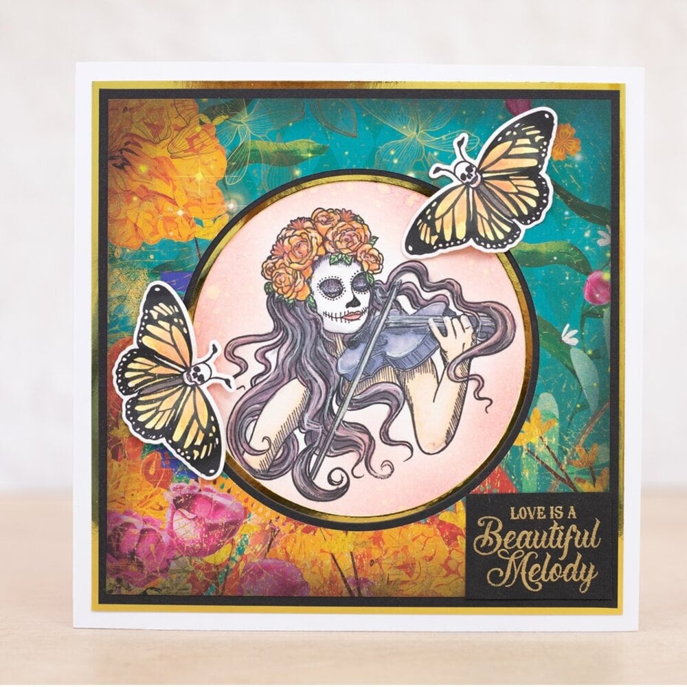 Sheena Day of the Dead Clear Stamp Harmonious Woman (SD-DOD-STP-HAWO) Sheena Day of the Dead Clear Stamp Harmonious Woman (SD-DOD-STP-HAWO)
