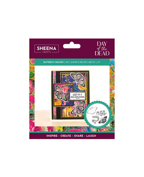 Sheena Day of the Dead Stamp & Die Butterfly Melody (SD-DOD-STD-BUME) Sheena Day of the Dead Stamp & Die Butterfly Melody (SD-DOD-STD-BUME)
