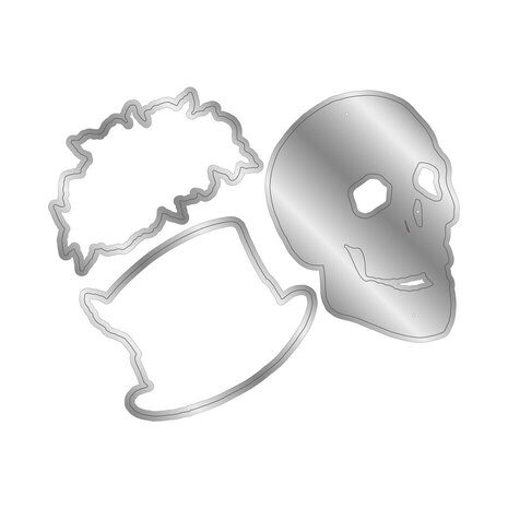 Sheena Day of the Dead Stamp & Die Sugar Skull Embellish (SD-DOD-STD-SSE) Sheena Day of the Dead Stamp & Die Sugar Skull Embellish (SD-DOD-STD-SSE)