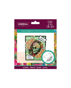 Sheena Day of the Dead Stamp & Die Always & Forever (SD-DOD-STD-ALFO)