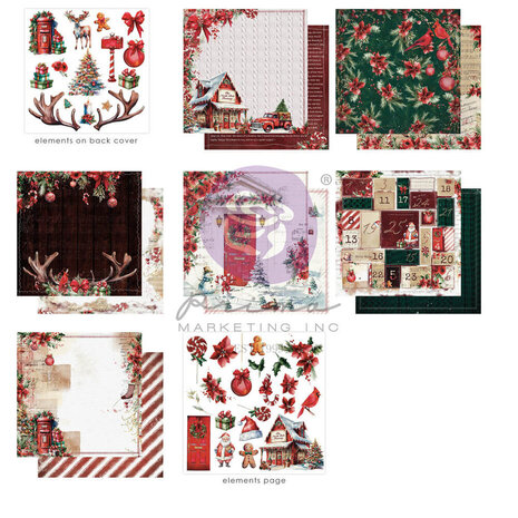 Prima Marketing Inc From the North Pole 12x12 Inch Paper Pad (670658) Prima Marketing Inc From the North Pole 12x12 Inch Paper Pad (670658)