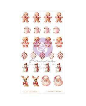 Prima Marketing Inc 25 & Peppermint Puffy Stickers (981532) Prima Marketing Inc 25 & Peppermint Puffy Stickers (981532)