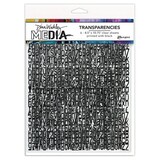 Dina Wakley MEdia Transparencies Typography Set 2 (MDA82668)
