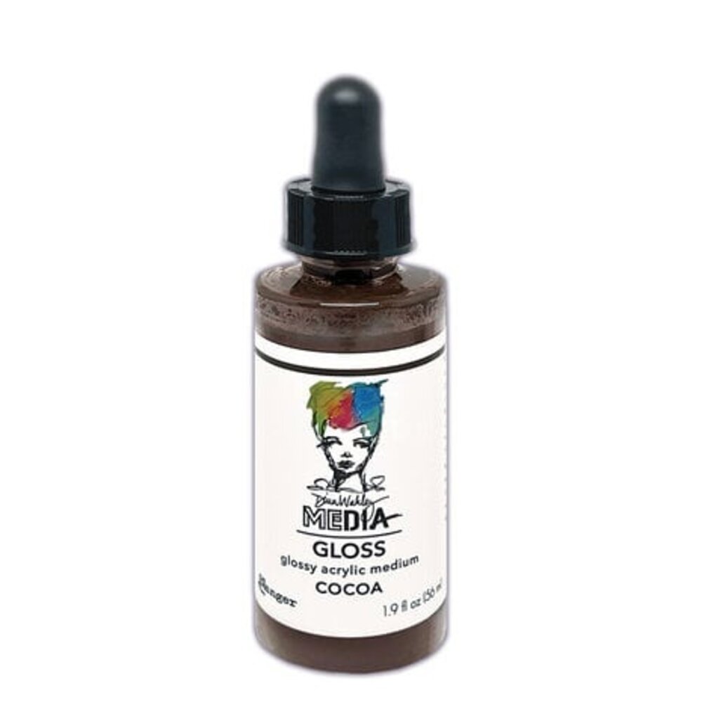 Dina Wakley MEdia Gloss Dropper Cocoa (MDO86949) Dina Wakley MEdia Gloss Dropper Cocoa (MDO86949)