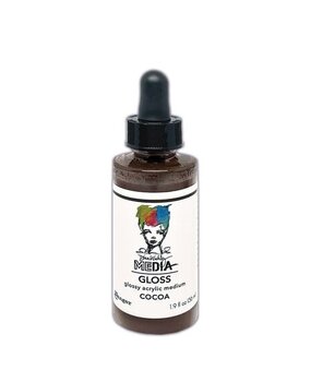 Dina Wakley MEdia Gloss Dropper Cocoa (MDO86949) Dina Wakley MEdia Gloss Dropper Cocoa (MDO86949)