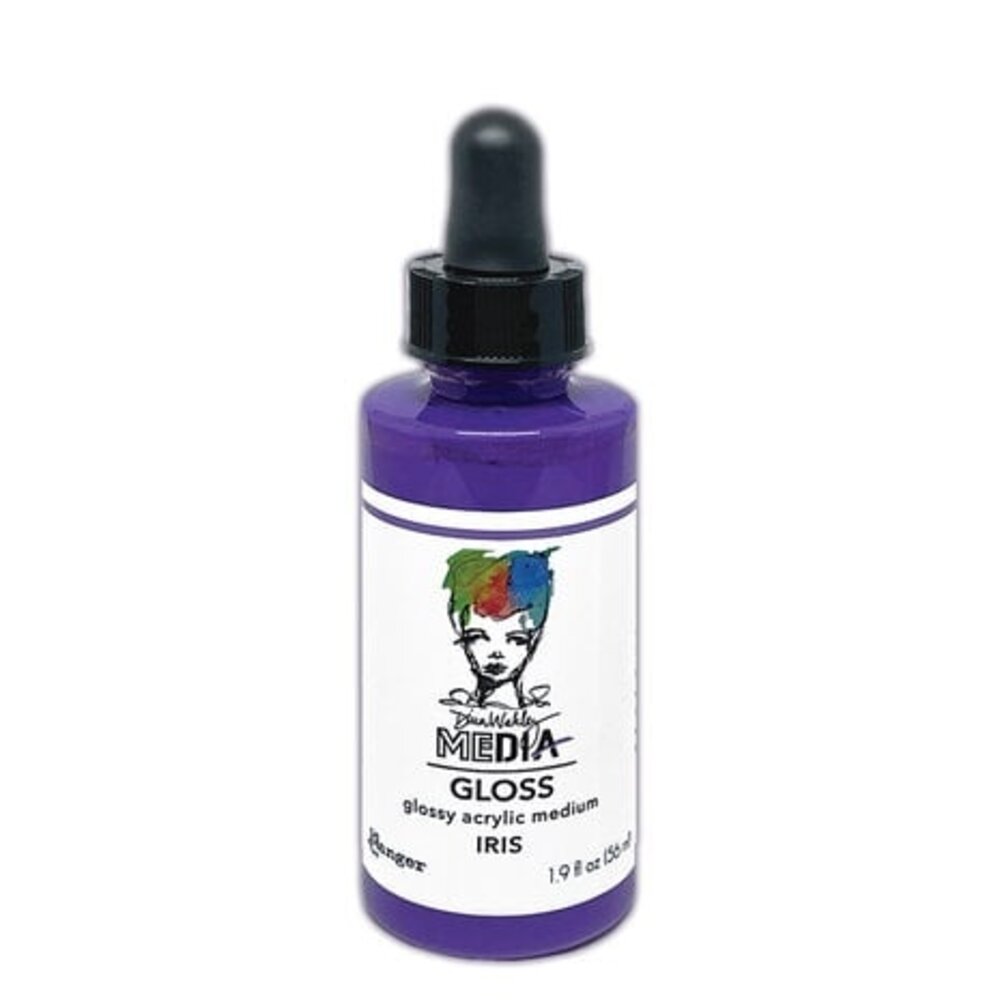 Dina Wakley MEdia Gloss Dropper Iris (MDO86956) Dina Wakley MEdia Gloss Dropper Iris (MDO86956)