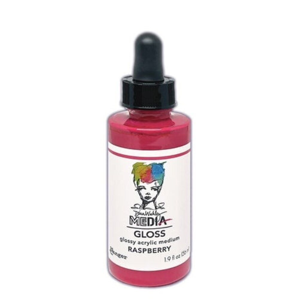 Dina Wakley MEdia Gloss Dropper Raspberry (MDO86987)