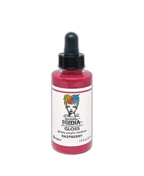 Dina Wakley MEdia Gloss Dropper Raspberry (MDO86987) Dina Wakley MEdia Gloss Dropper Raspberry (MDO86987)
