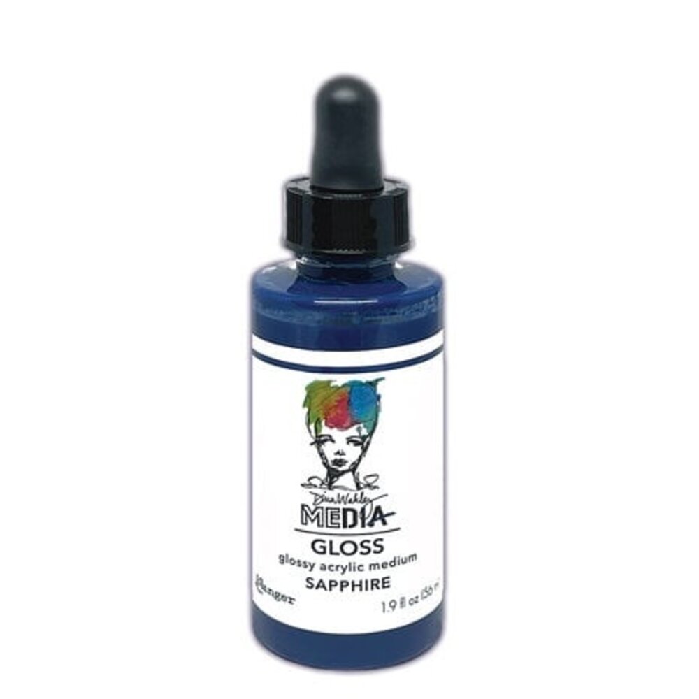 Dina Wakley MEdia Gloss Dropper Sapphire (MDO86994) Dina Wakley MEdia Gloss Dropper Sapphire (MDO86994)