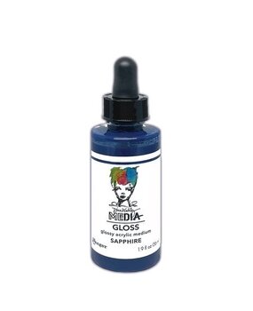 Dina Wakley MEdia Gloss Dropper Sapphire (MDO86994) Dina Wakley MEdia Gloss Dropper Sapphire (MDO86994)