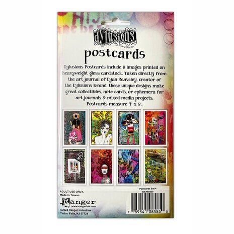 Ranger Dylusions Postcard Images Set #4 (DYA85850)