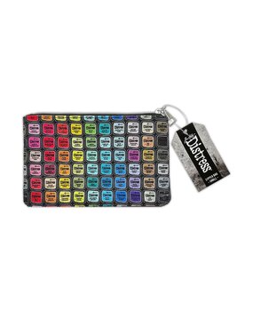 Ranger Tim Holtz Distress 20th Anniversary Zipper Bag Small (TDA87007) Ranger Tim Holtz Distress 20th Anniversary Zipper Bag Small (TDA87007)