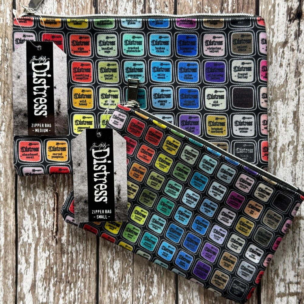 Ranger Tim Holtz Distress 20th Anniversary Zipper Bag BUNDLE Ranger Tim Holtz Distress 20th Anniversary Zipper Bag BUNDLE