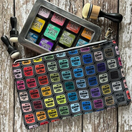 Ranger Tim Holtz Distress 20th Anniversary Zipper Bag BUNDLE Ranger Tim Holtz Distress 20th Anniversary Zipper Bag BUNDLE