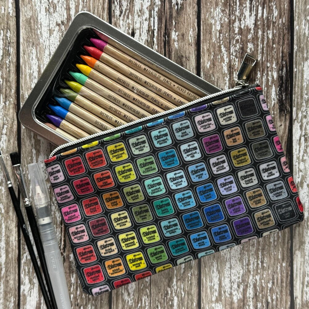 Ranger Tim Holtz Distress 20th Anniversary Zipper Bag BUNDLE Ranger Tim Holtz Distress 20th Anniversary Zipper Bag BUNDLE