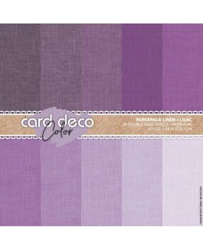 Card Deco Color Paperpack A4 Linen Lilac (CDCPPA412003) Card Deco Color Paperpack A4 Linen Lilac (CDCPPA412003)