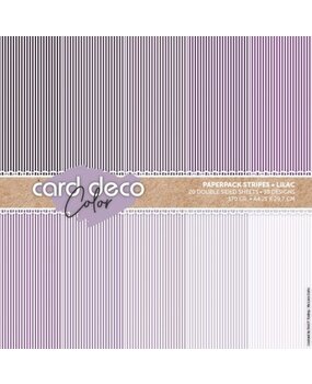 Card Deco Color Paperpack A4 Stripes Lilac (CDCPPA413003) Card Deco Color Paperpack A4 Stripes Lilac (CDCPPA413003)