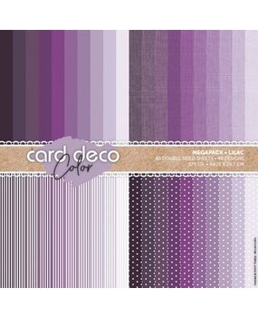 Card Deco Color Paperpack A4 Megapack Lilac (CDCPPA419003)