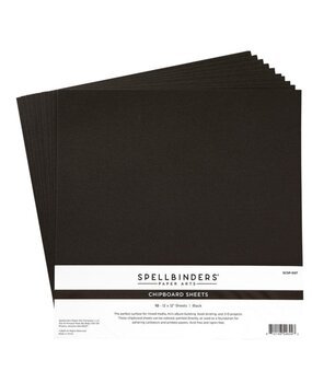 Spellbinders Black 12x12 Inch Chipboard Sheets (SCSP-007)