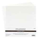 Spellbinders White 12x12 Inch Chipboard Sheets (SCSP-009)