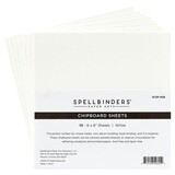 Spellbinders White 6x6 Inch Chipboard Sheets (SCSP-008)