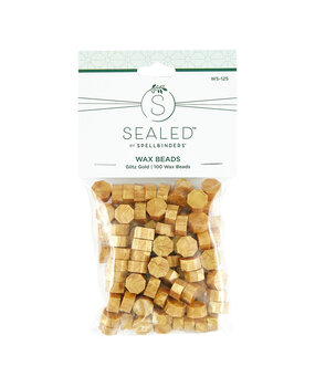 Spellbinders Glitz Gold Wax Beads (WS-125) Spellbinders Glitz Gold Wax Beads (WS-125)