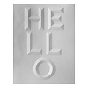 Spellbinders Beveled Sentiments Cardfronts Hello 3D Embossing Folder (E3D-090) Spellbinders Beveled Sentiments Cardfronts Hello 3D Embossing Folder (E3D-090)