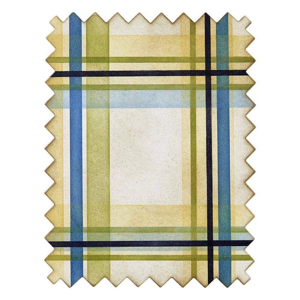 Spellbinders Not Your Ordinary Card Plaid Builder Layered Stencil (STN-100)
