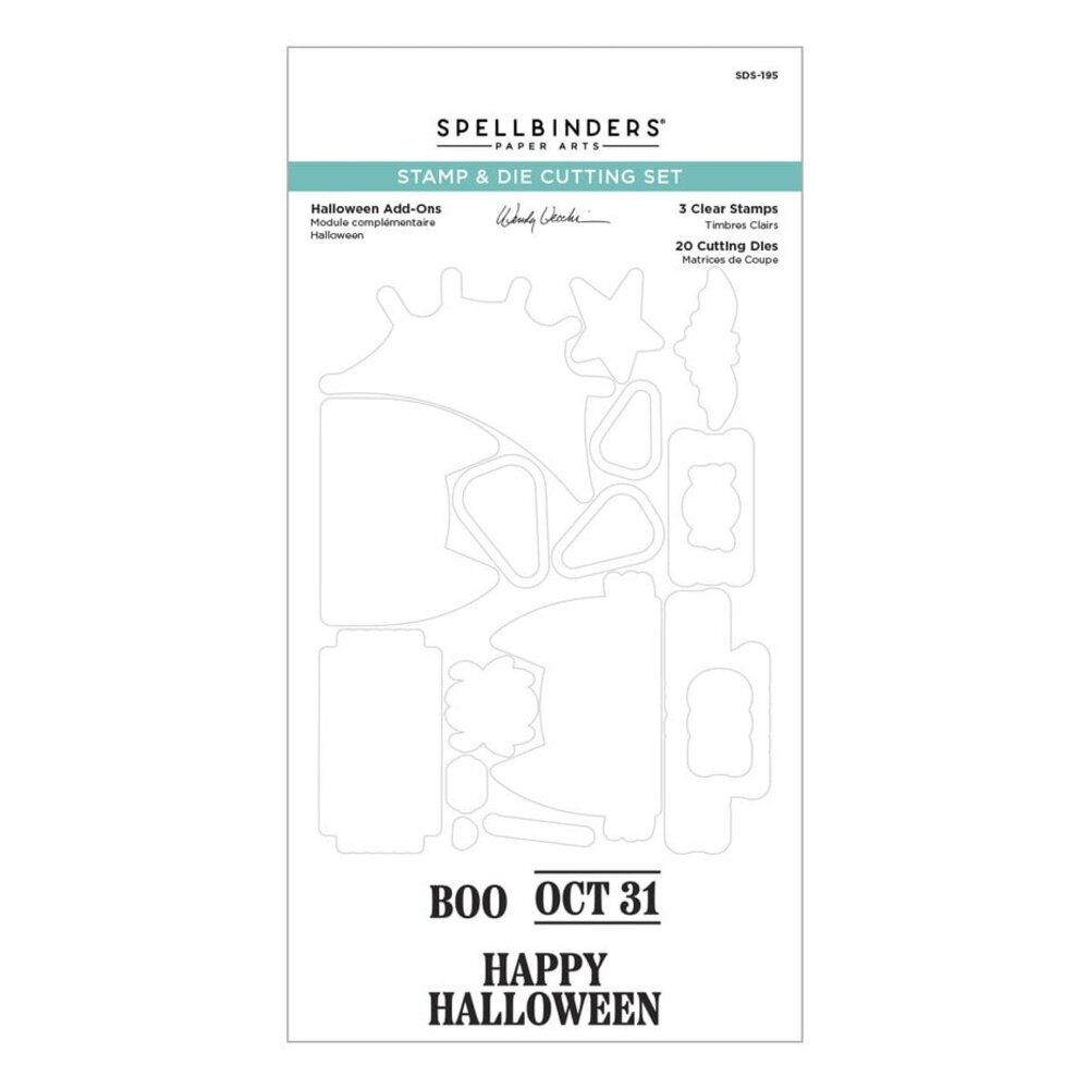 Spellbinders Not Your Ordinary Card Halloween Gifting Stamp & Die Set (SDS-195) Spellbinders Not Your Ordinary Card Halloween Gifting Stamp & Die Set (SDS-195)