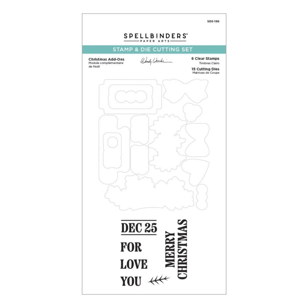 Spellbinders Not Your Ordinary Card Christmas Gifting Stamp & Die Set (SDS-196) Spellbinders Not Your Ordinary Card Christmas Gifting Stamp & Die Set (SDS-196)
