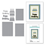 Spellbinders Not Your Ordinary Card Pinking Birthday Rectangles Dies (S5-656)