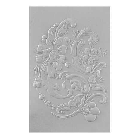 Spellbinders Winter's Grace Garden Norwegian Rosemaling 3D Embossing Folder (E3D-105) Spellbinders Winter's Grace Garden Norwegian Rosemaling 3D Embossing Folder (E3D-105)