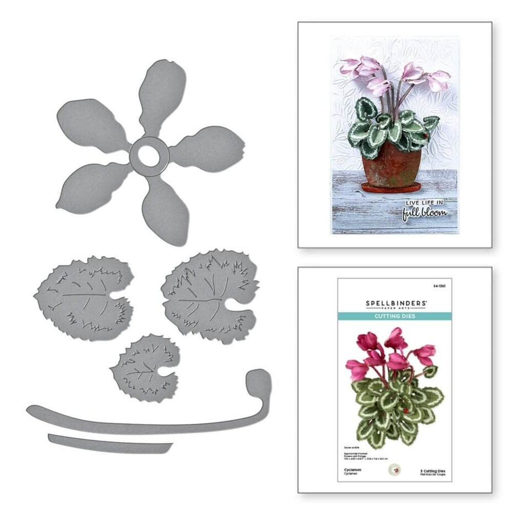 Spellbinders Winter's Grace Garden Cyclamen Dies (S4-1361) Spellbinders Winter's Grace Garden Cyclamen Dies (S4-1361)