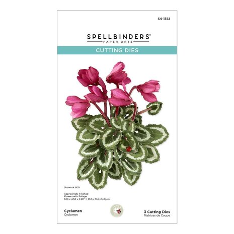 Spellbinders Winter's Grace Garden Cyclamen Dies (S4-1361)