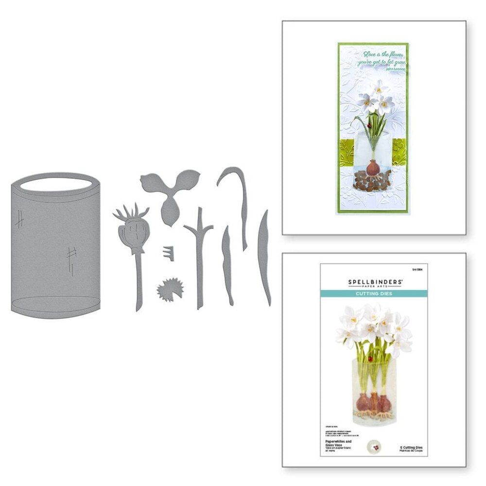 Spellbinders Winter's Grace Garden Paperwhites and Glass Vase Dies (S4-1364) Spellbinders Winter's Grace Garden Paperwhites and Glass Vase Dies (S4-1364)