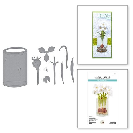 Spellbinders Winter's Grace Garden Paperwhites and Glass Vase Dies (S4-1364) Spellbinders Winter's Grace Garden Paperwhites and Glass Vase Dies (S4-1364)