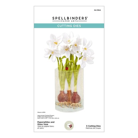 Spellbinders Winter's Grace Garden Paperwhites and Glass Vase Dies (S4-1364) Spellbinders Winter's Grace Garden Paperwhites and Glass Vase Dies (S4-1364)
