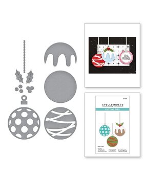 Spellbinders Essential Holiday Festive Ornament Dies (S3-522) Spellbinders Essential Holiday Festive Ornament Dies (S3-522)