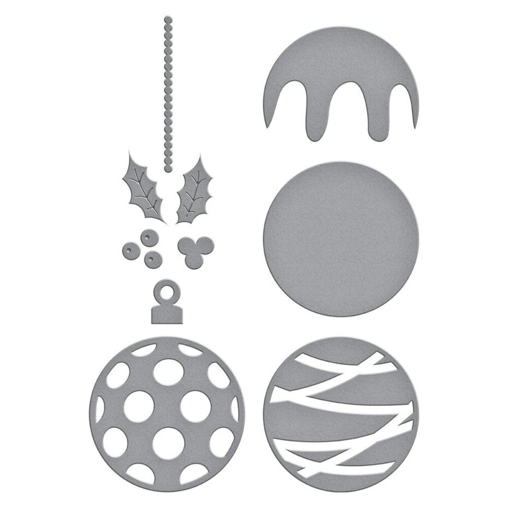 Spellbinders Essential Holiday Festive Ornament Dies (S3-522) Spellbinders Essential Holiday Festive Ornament Dies (S3-522)