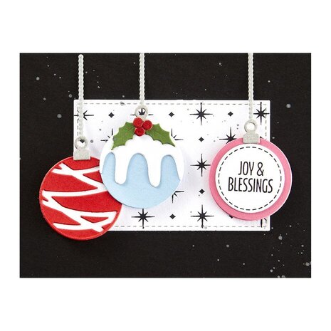 Spellbinders Essential Holiday Festive Ornament Dies (S3-522) Spellbinders Essential Holiday Festive Ornament Dies (S3-522)
