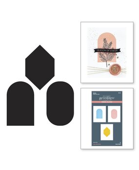 Spellbinders Sealed 3D Christmas Label Silhouettes Press Plates (BP-193) Spellbinders Sealed 3D Christmas Label Silhouettes Press Plates (BP-193)