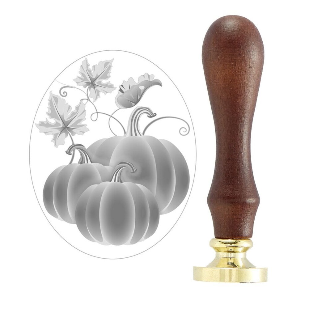 Spellbinders Falling Leaves Pumpkin Trio 3D Wax Seal Stamp (WS3D-010) Spellbinders Falling Leaves Pumpkin Trio 3D Wax Seal Stamp (WS3D-010)