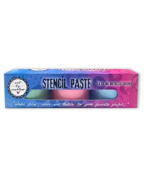 Studio Light Essentials Stencil Paste Metallic (3x50ml) (ABM-ES-PASTE07)