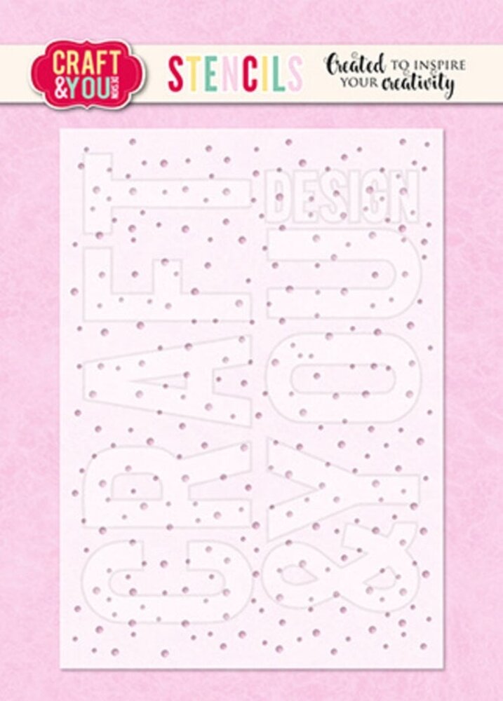 Craft & You Masking Stencil Dots (CYD-SC001)