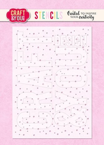 Craft & You Masking Stencil Dots (CYD-SC001)
