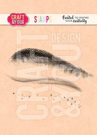 Craft & You Clear Stamp Northern Light (CS042)