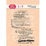 Craft & You Clear Stamp Newspaper (CS044)