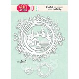 Craft & You Dies Snowflakes Frame (CW304)