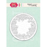Craft & You Dies Round Snowflakes Frame (CW305)